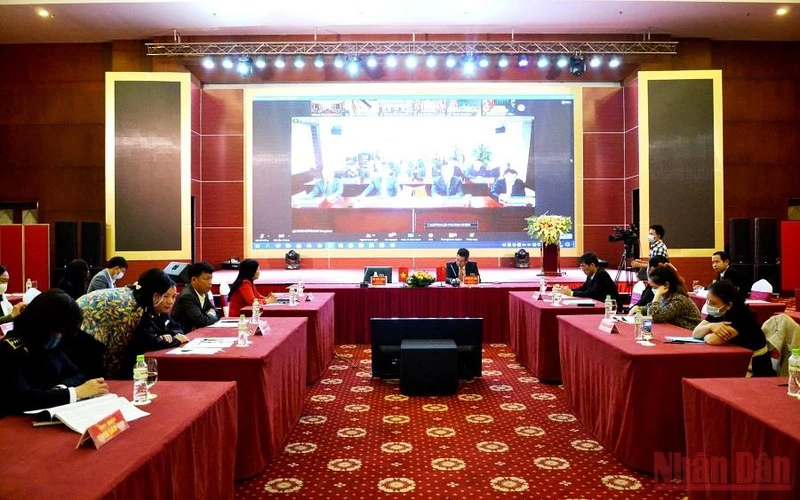 Giao thương trực tuyến xúc tiến ngành hàng, xuất nhập khẩu với tỉnh Chiết Giang (Trung Quốc) sáng 19/11, tại thành phố Lào Cai.