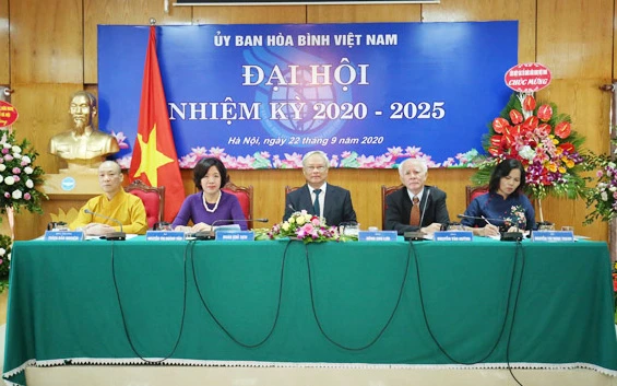  Đại hội đại biểu toàn quốc nhiệm kỳ 2020 - 2025 Ủy ban Hòa bình Việt Nam (Ảnh minh họa: VUFO)