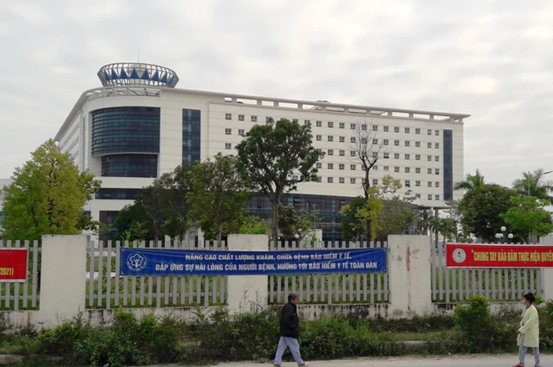 Bệnh viện Ung bướu ở phường Đông Vệ, thành phố Thanh Hóa.
