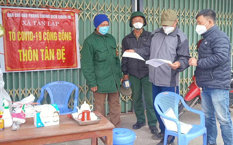 Hoạt động của Tổ Covid cộng đồng ở Thái Bình đang phát huy hiệu quả trong phòng, chống dịch.