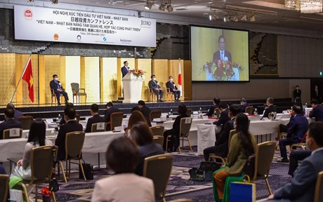 Thủ tướng Chính phủ Phạm Minh Chính phát biểu tại hội nghị. (Ảnh: VGP/Nhật Bắc)