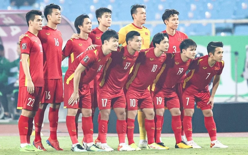 Đội tuyển Việt Nam tới AFF Cup 2020 với những cầu thủ nòng cốt vừa dự vòng loại thứ ba World Cup 2022. (Ảnh: PV/Vietnam+)