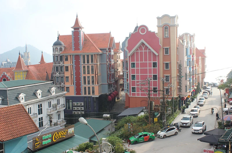 Ngày càng nhiều khách sạn sang trọng xuất hiện tại thị trấn Tam Đảo.
