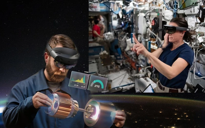 Các kỹ sư NASA ứng dụng công nghệ thực tế ảo trên trạm vũ trụ ISS.
