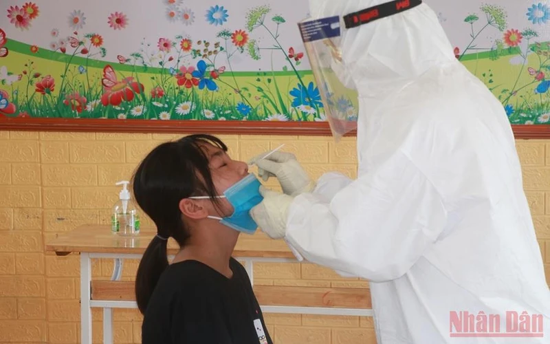 Tỉnh Nam Định chuẩn bị các điều kiện để sớm triển khai tiêm vaccine phòng Covid-19 cho trẻ từ 12 đến 17 tuổi. (Ảnh: TRẦN KHÁNH)