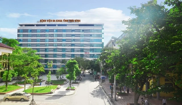 Bệnh viện đa khoa tỉnh Thái Bình. (Ảnh: bvdktinhthaibinh.vn)
