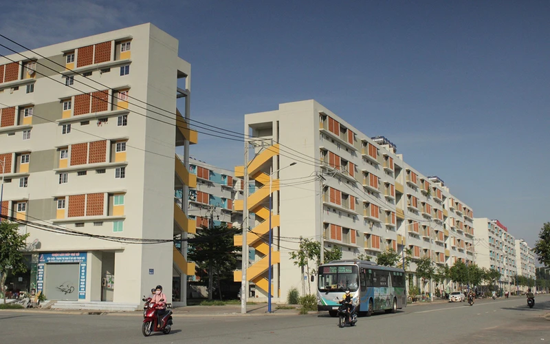 Khu nhà ở xã hội Becamex Định Hòa, thành phố Thủ Dầu Một.