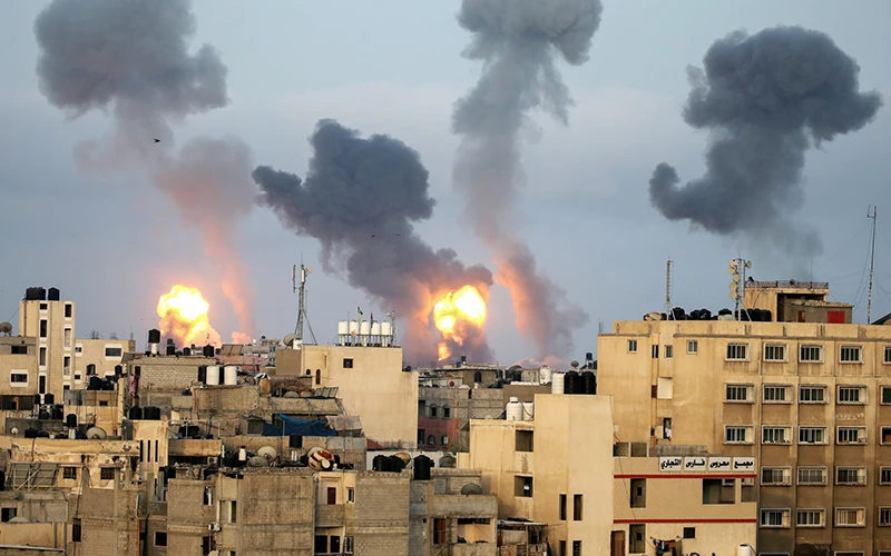 Israel không kích vào mục tiêu của Hamas ở dải Gaza.