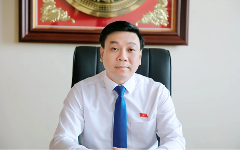 Ông Nguyễn Văn Mạnh, Phó Trưởng Đoàn đại biểu Quốc hội tỉnh Vĩnh Phúc.