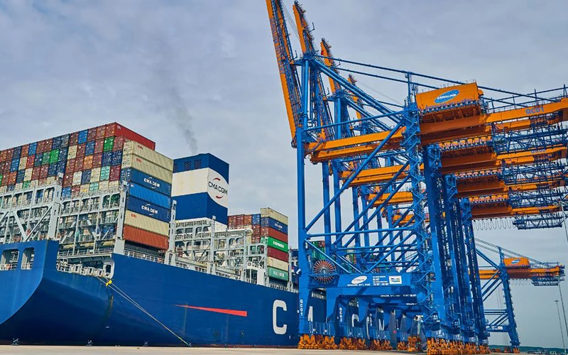 Thị phần vận tải hàng xuất, nhập khẩu của Việt Nam chủ yếu do các hãng tàu ngoại chiếm lĩnh. Ảnh: Đinh Nam