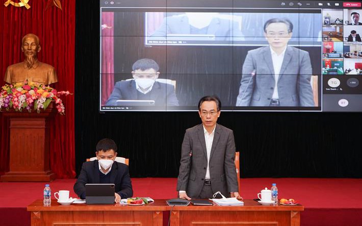 Thứ trưởng Hoàng Minh Sơn phát biểu tại hội thảo. (Ảnh: Bộ Giáo dục và Đào tạo)