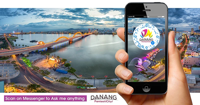 Tháng 11/2017, TP Đà Nẵng ra mắt ứng dụng Chatbot Danang Fanstaticity với rất nhiều tiện ích.