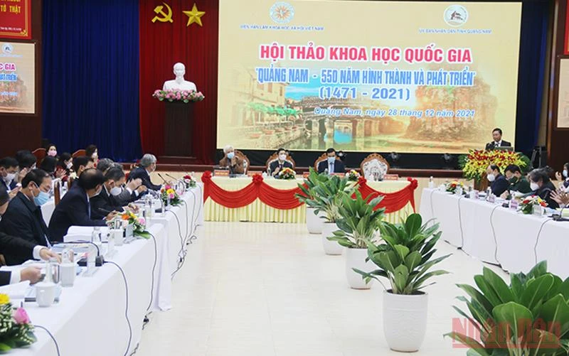 Hội thảo khoa học quốc gia “Quảng Nam-550 năm hình thành và phát triển”. 