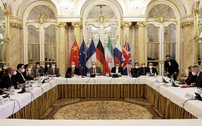 Vòng đàm phán mới về khôi phục thỏa thuận hạt nhân Iran tại Vienna, Áo ngày 17/12. (Ảnh: Reuters)