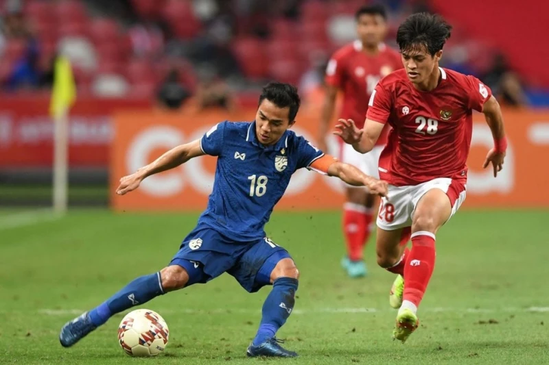 Thái Lan thi đấu vượt trội so với Indonesia. (Ảnh: Getty)