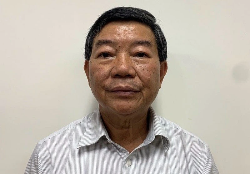 Bị can Nguyễn Quốc Anh (cựu Giám đốc Bệnh viện Bạch Mai).