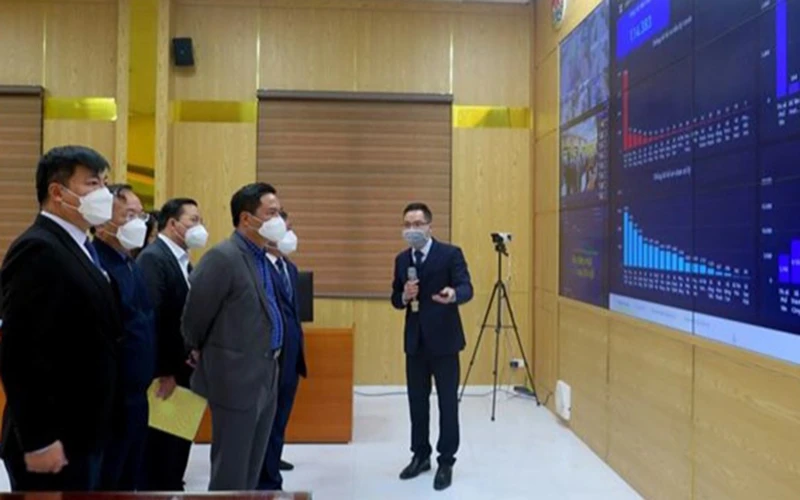 Trung tâm điều hành thông minh thị xã Phổ Yên chính thức vận hành.