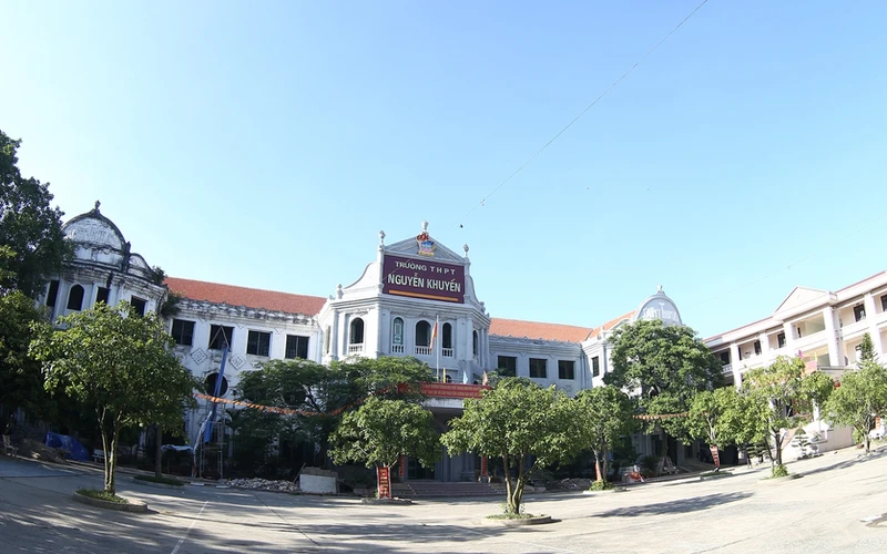 Trường THPT Nguyễn Khuyến, Nam Định. (Ảnh: Trang điện tử Trường THPT Nguyễn Khuyến)