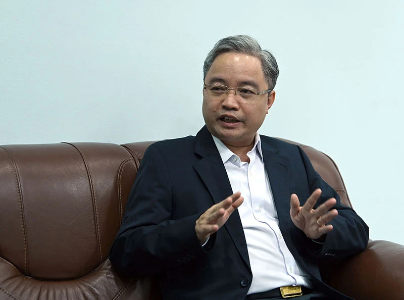 Ông Nguyễn Quang Thái, Tổng Cục trưởng Tổng cục Thi hành án dân sự.