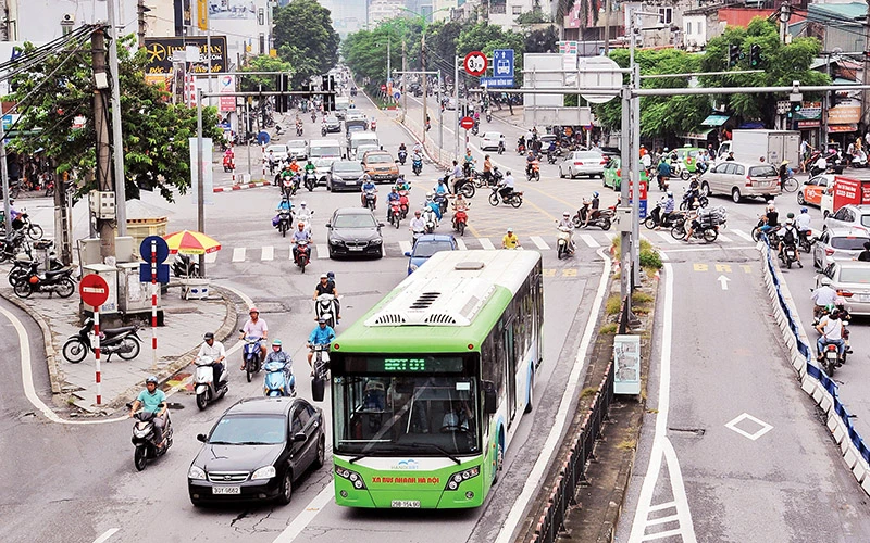 Dự án BRT của Hà Nội không đạt hiệu quả như mong đợi. Ảnh | Đức Anh