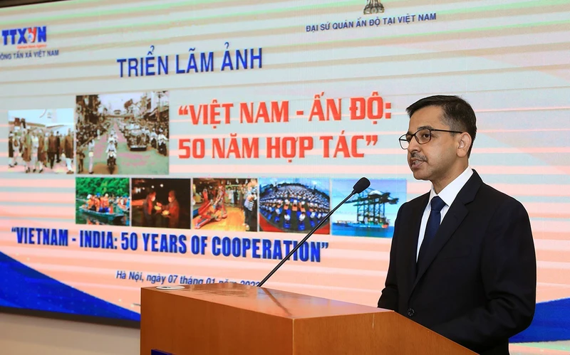 Đại sứ Cộng hòa Ấn Độ tại Việt Nam Pranay Verma.