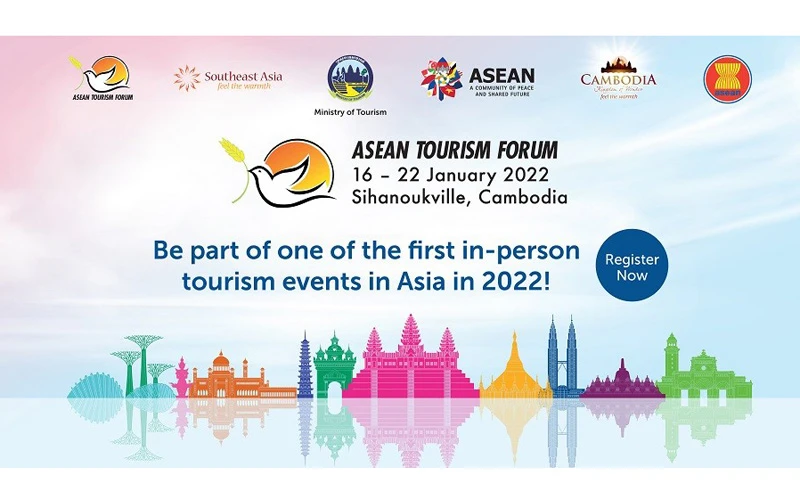 Diễn đàn Du lịch ASEAN (ATF) năm 2022 với chủ đề “Một cộng đồng vì hòa bình và tương lai chung” tại Sihanoukville, Campuchia. 