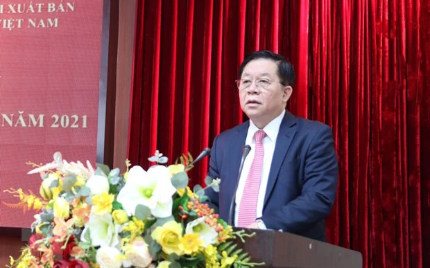 Ông Nguyễn Trọng Nghĩa, Bí thư Trung ương Đảng, Trưởng Ban Tuyên giáo Trung ương phát biểu chỉ đạo hội nghị. (Ảnh: Phương Hoa/TTXVN)