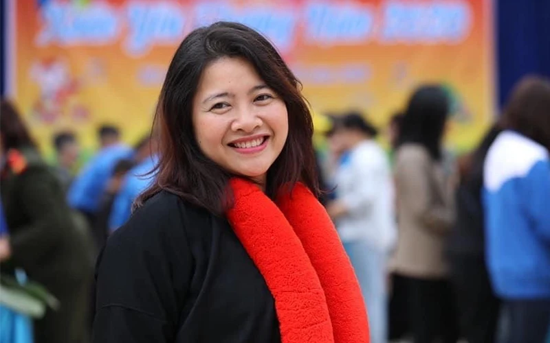 Bà Đỗ Thị Kim Hoa, Giám đốc Trung tâm Tình nguyện quốc gia (Trung ương Đoàn Thanh niên Cộng sản Hồ Chí Minh)