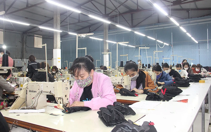 Nắm bắt thời cơ, nhiều doanh nghiệp ở Hà Tĩnh đã đầu tư, mở rộng quy mô sản xuất tiếp nhận các lao động trở về quê có tay nghề.