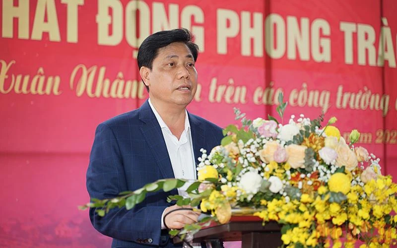 Thứ trưởng Nguyễn Ngọc Đông phát biểu tại lễ phát động.