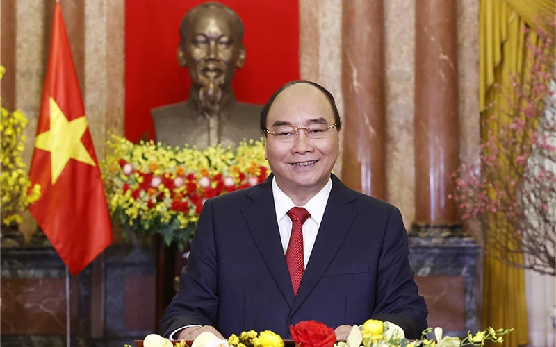Chủ tịch nước Nguyễn Xuân Phúc. (Ảnh: TTXVN)