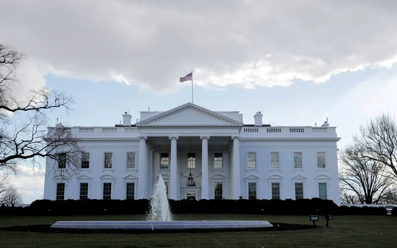 Một góc Nhà Trắng (Mỹ) chụp ngày 18/1/2021. (Nguồn: Reuters)