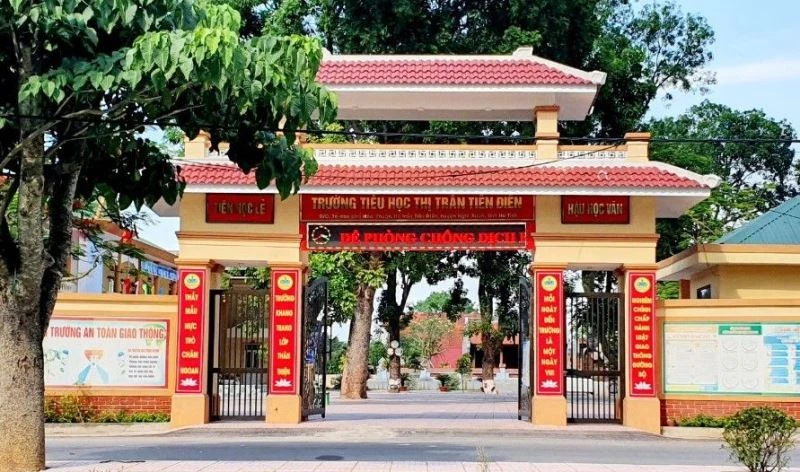 Trường tiểu học thị trấn Tiên Điền (Nghi Xuân, Hà Tĩnh), ngôi trường hạnh phúc trên quê hương Đại thi hào Nguyễn Du.