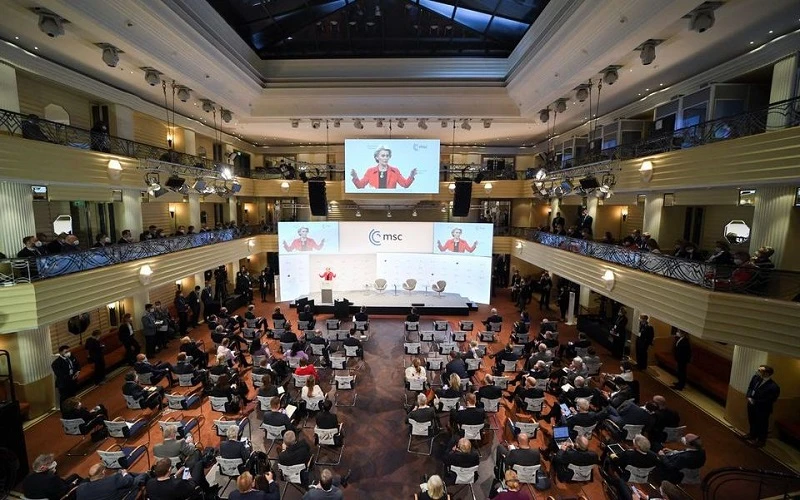 Quang cảnh Hội nghị An ninh Munich tại Munich, Đức, ngày 19/2/2022. Ảnh: REUTERS