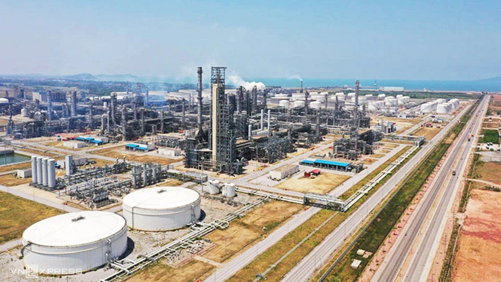 Nhà máy lọc dầu Nghi Sơn (Thanh Hóa), tháng 1/2022. Ảnh: LÊ HOÀNG