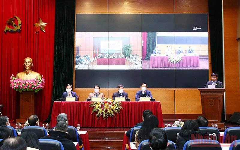 Toàn cảnh buổi họp báo năm Du lịch Quốc gia–Quảng Nam 2022. (Ảnh: HÀ THÚY)