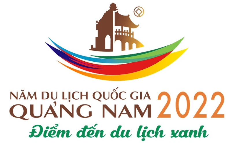 Logo chính thức của Năm Du lịch Quốc gia - Quảng Nam 2022 (Ảnh: BTC)