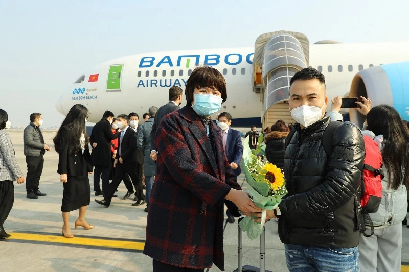Chuyến bay chở khách thương mại thường lệ của Bamboo Airways đi LB Đức, ngày 25/2.