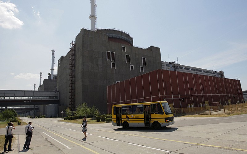 Ảnh tư liệu: Toàn cảnh nhà máy điện hạt nhân Zaporizhzhia tại Ukraine, tháng 12/2008. (Nguồn: Reutetrs)