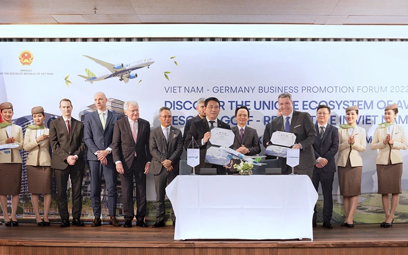 Bamboo Airways ký thỏa thuận hợp tác chiến lược với nhiều đối tác lớn tại Đức