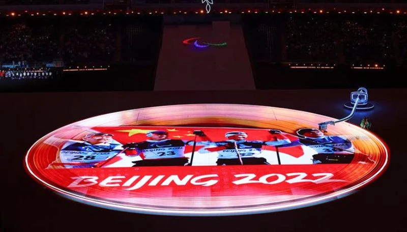 Lễ bế mạc Paralympic mùa đông Bắc Kinh năm 2022. (Ảnh: Tân Hoa Xã)