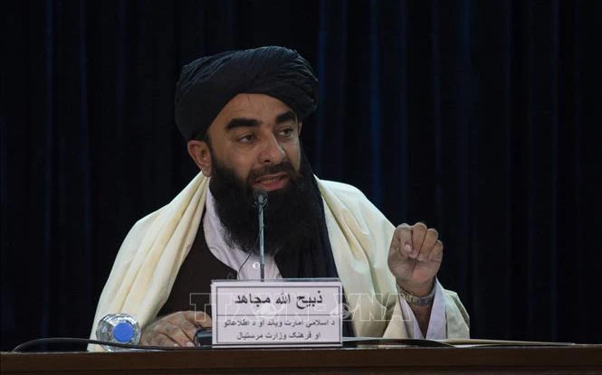 Người phát ngôn Taliban Zabihullah Mujahid. (Ảnh: TTXVN)