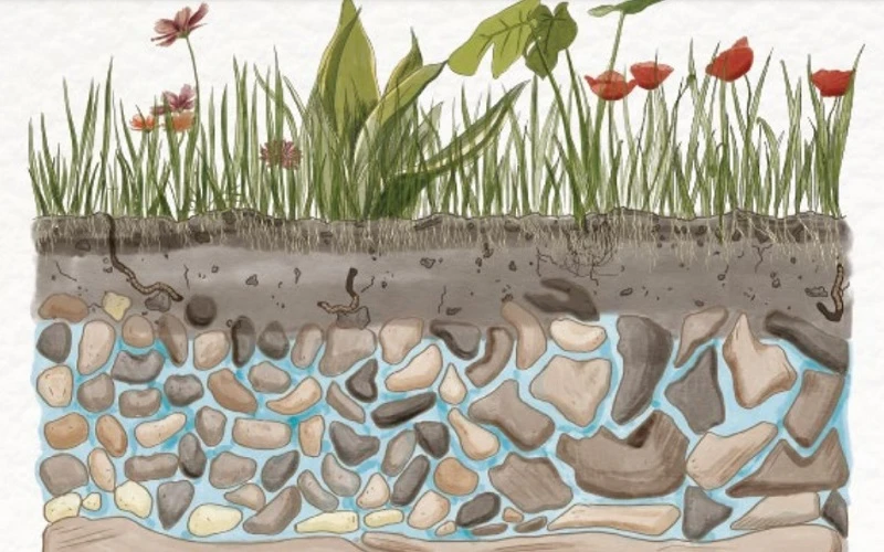 Nước ngầm là nước được tìm thấy trong các tầng chứa nước dưới lòng đất. (Ảnh minh họa: World Water Day)