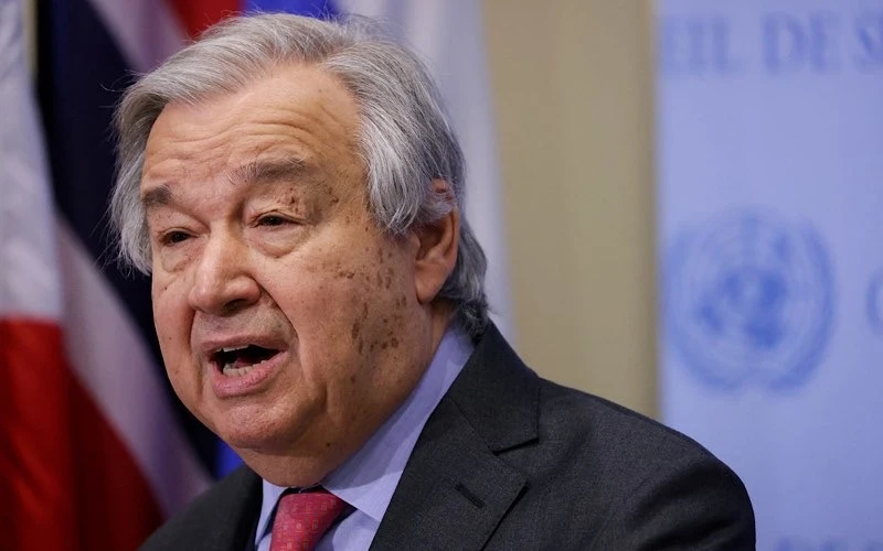 Tổng Thư ký Liên hợp quốc Antonio Guterres. (ẢNH: REUTERS)