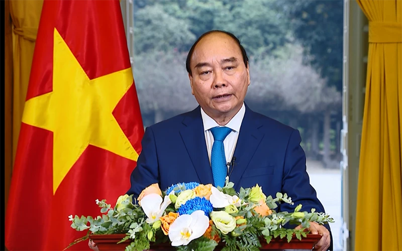 Chủ tịch nước Nguyễn Xuân Phúc. (Ảnh: VOV)