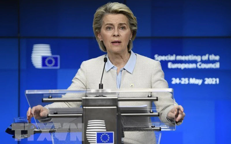 Chủ tịch Ủy ban châu Âu Ursula von der Leyen. (Ảnh: AFP/TTXVN)