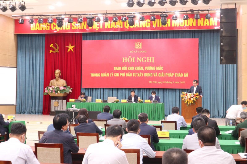 Bộ trưởng Xây dựng Nguyễn Thanh Nghị phát biểu tại hội nghị.