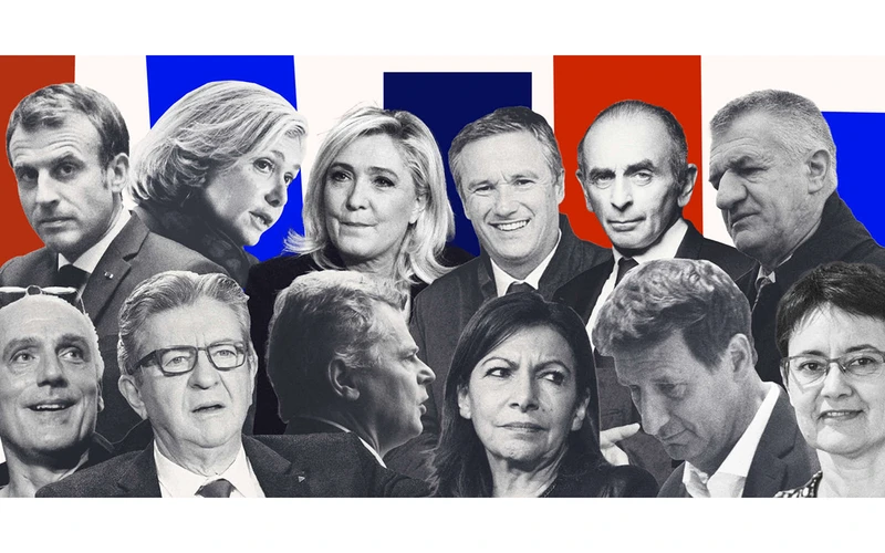 Chưa có cuộc tranh luận trực tiếp trên truyền hình giữa các ứng cử viên. (Ảnh: Le Monde)