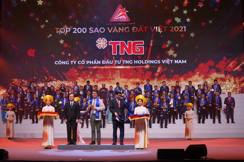 Tập đoàn TNG Holdings Vietnam chiếm trọn 3 giải thưởng tại Sao Vàng Đất Việt 2021