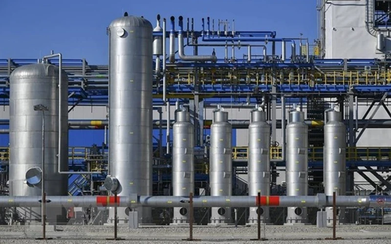 Một nhà máy lọc dầu của Nga ở vùng Amur. (Ảnh: TASS/TTXVN)